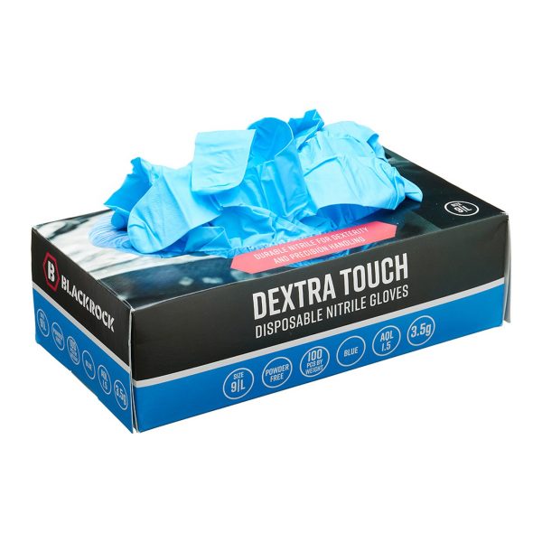 Blackrock Detra Touch HD Disposable Nitriles Gloves Box 100 pcs