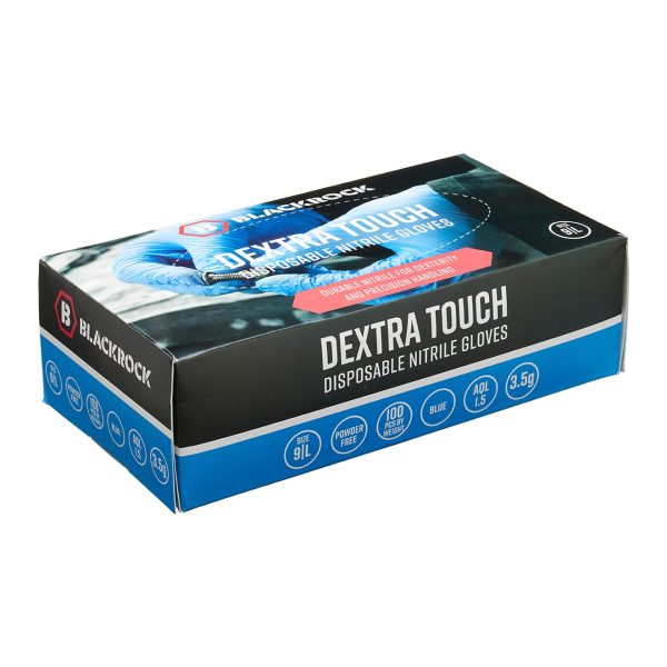 Blackrock Detra Touch HD Disposable Nitriles Gloves Box 100 pcs - Image 2