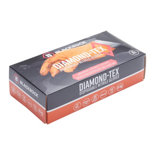 Blackrock Diamond Tex Disposable Nitriles Gloves Box 50 pcs - Image 2