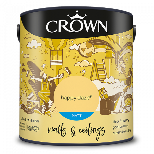Crown Walls & Ceilings Matt Emulsion 2.5L